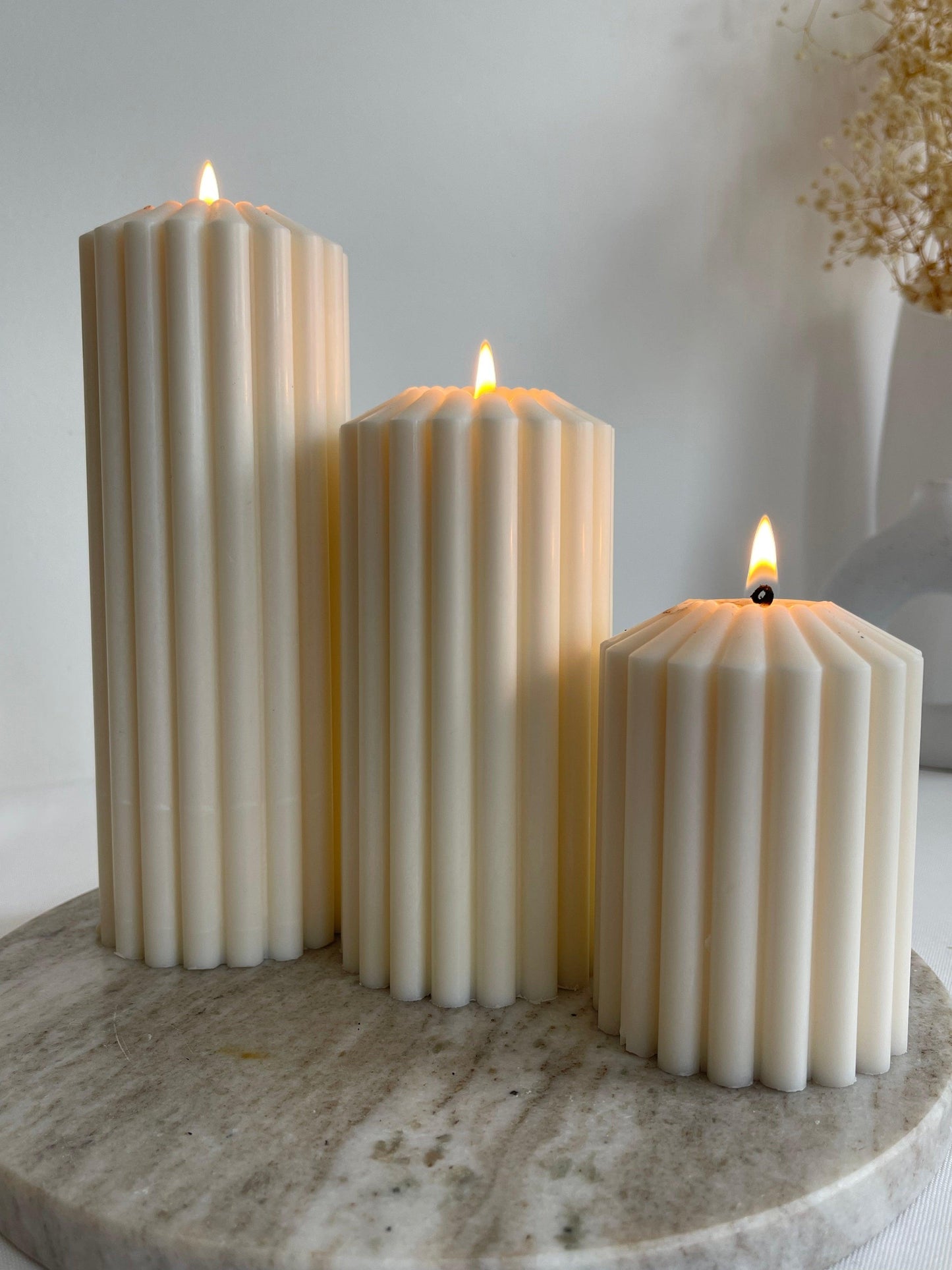 Bougie Colonne | Bougie décorative - Lumea Candle