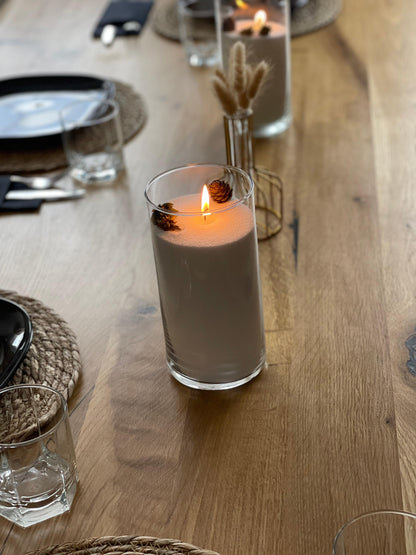 Bougie perlée 1kg et 30 mèches - Lumea Candle