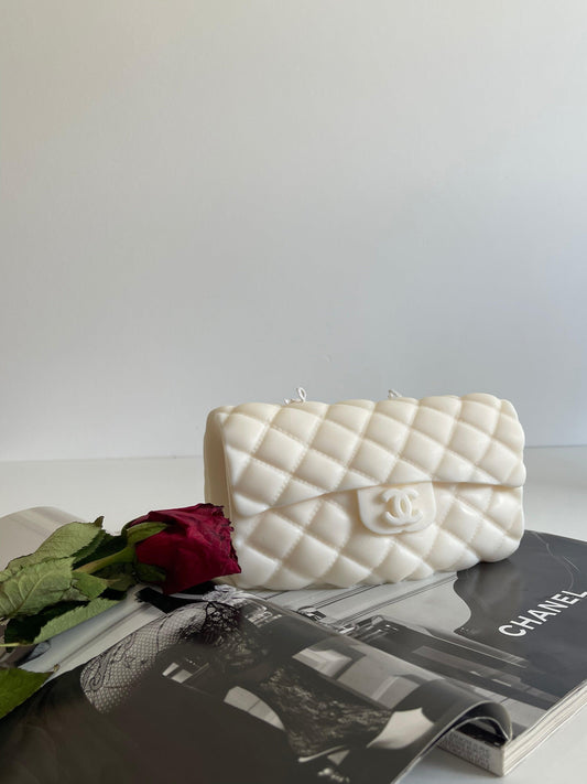 Bougie inspirée du sac de Luxe CC | Bougie décorative - Lumea Candle