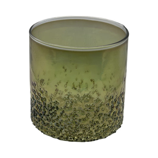 Pot de bougie en verre