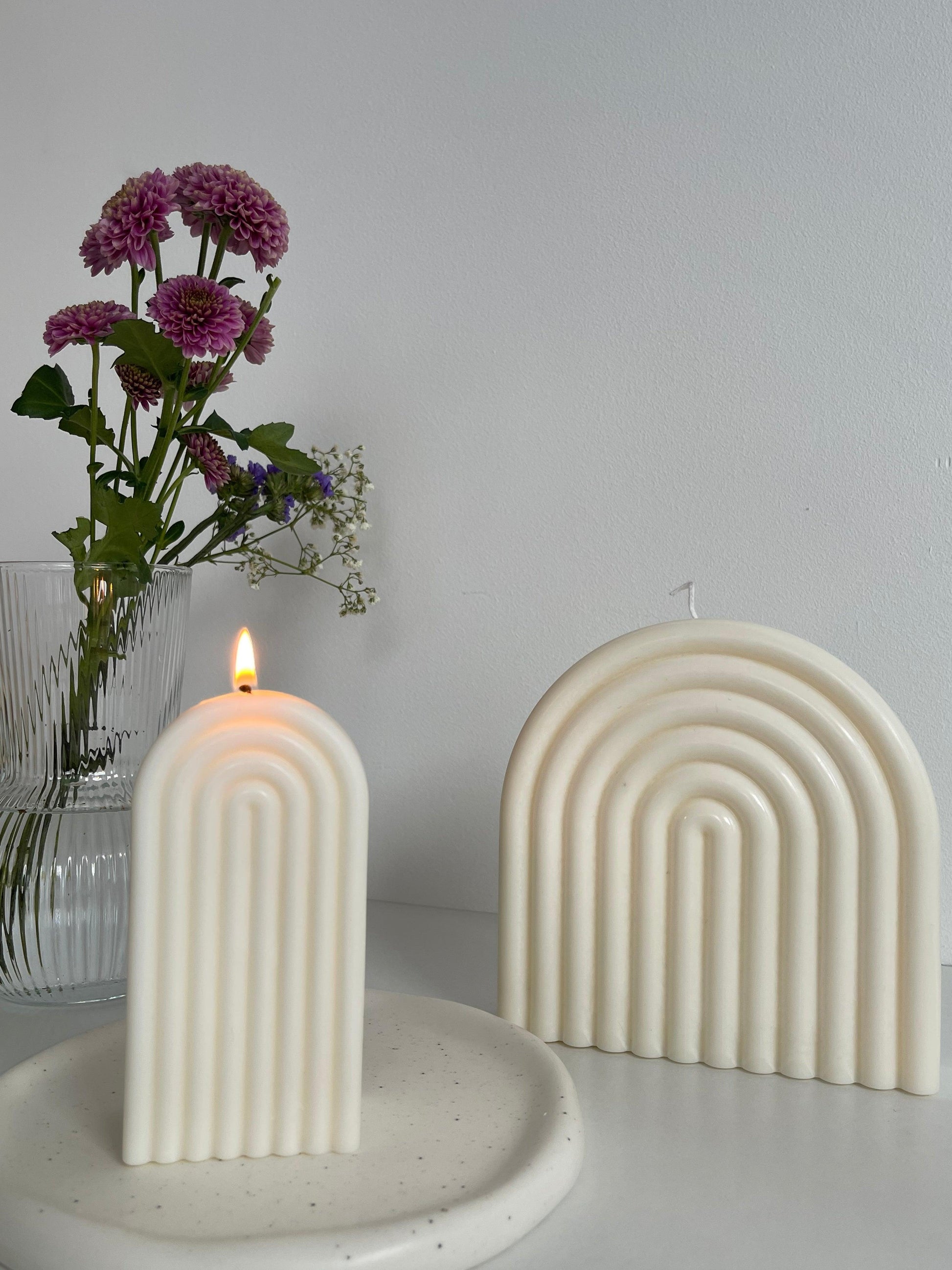 Bougie Arche | Bougie Arc-en-ciel | Bougie décorative - Lumea Candle