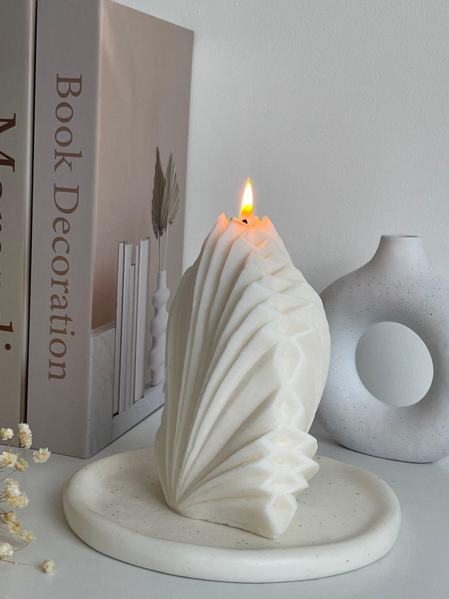 Bougie feuille de palmier | Bougie décorative - Lumea Candle