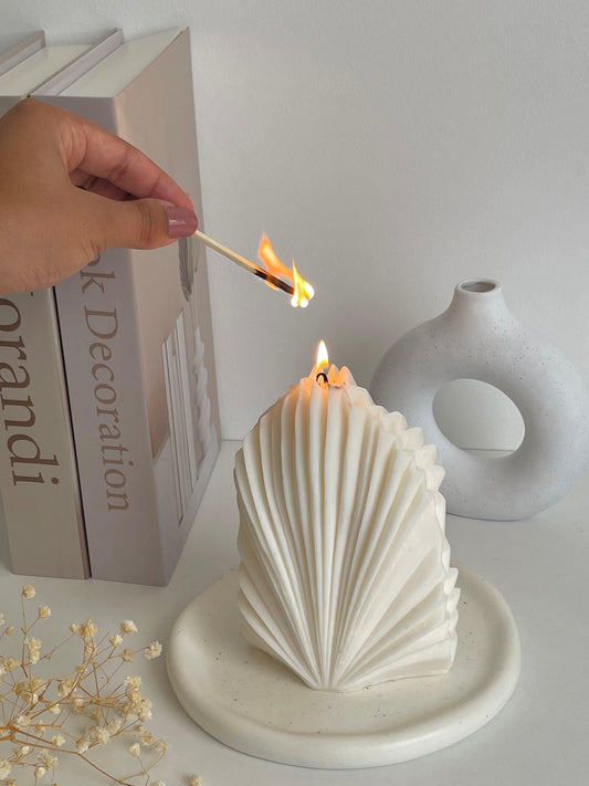 Bougie feuille de palmier | Bougie décorative - Lumea Candle