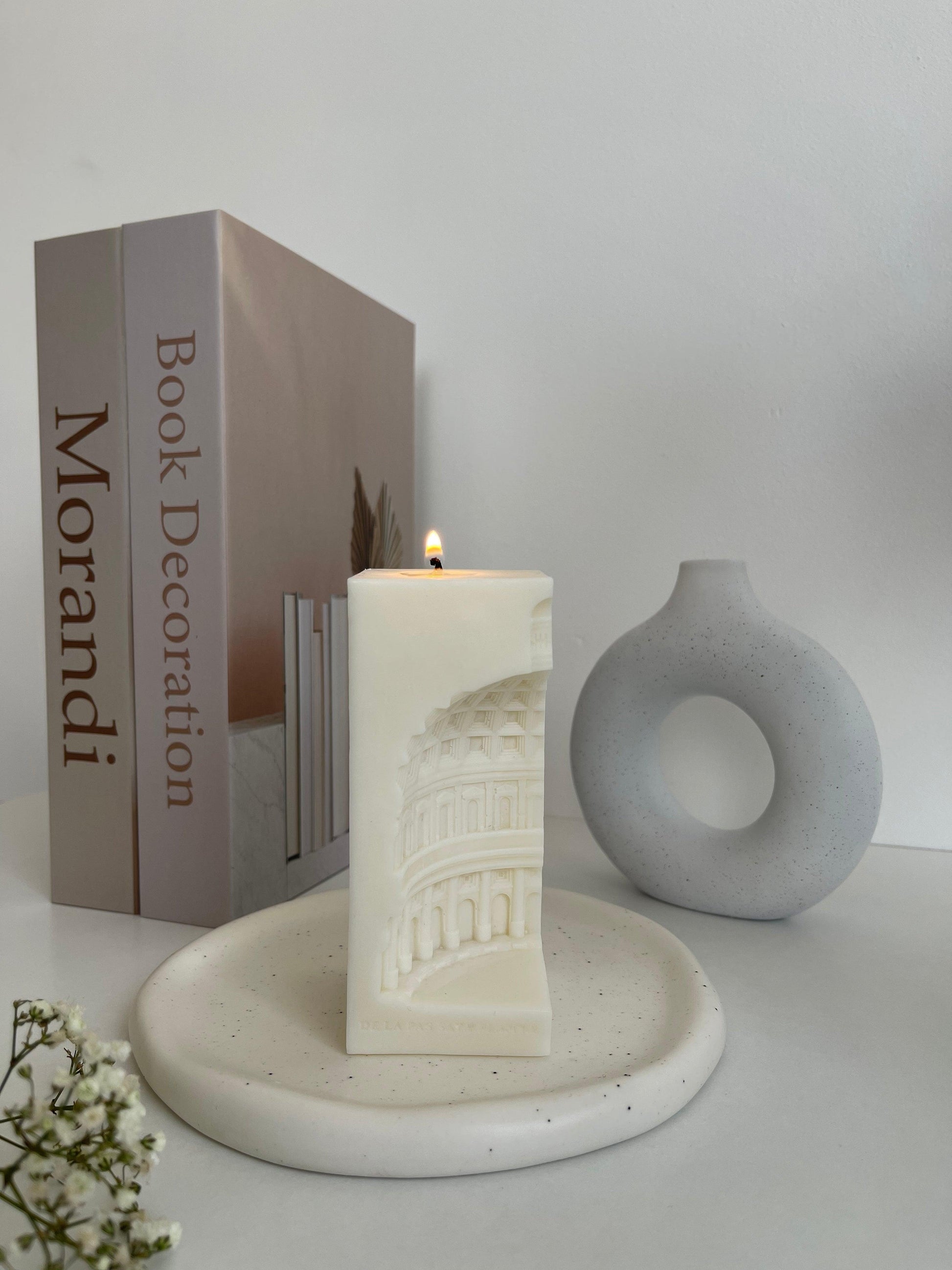 Bougie Roma | Bougie architecturale | Bougie décorative - Lumea Candle