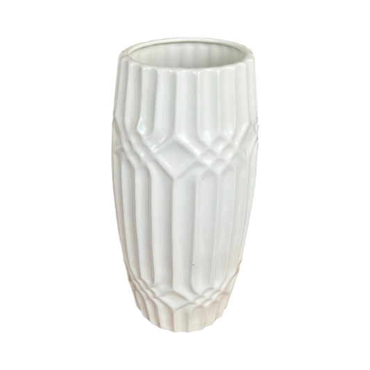 Vase en céramique blanc
